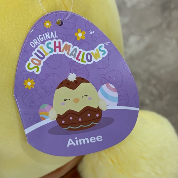 NEW Squishmallow 16” Aimee‎ The Chick In A Chocolate Easter Egg 2024 - Picture 4 of 7